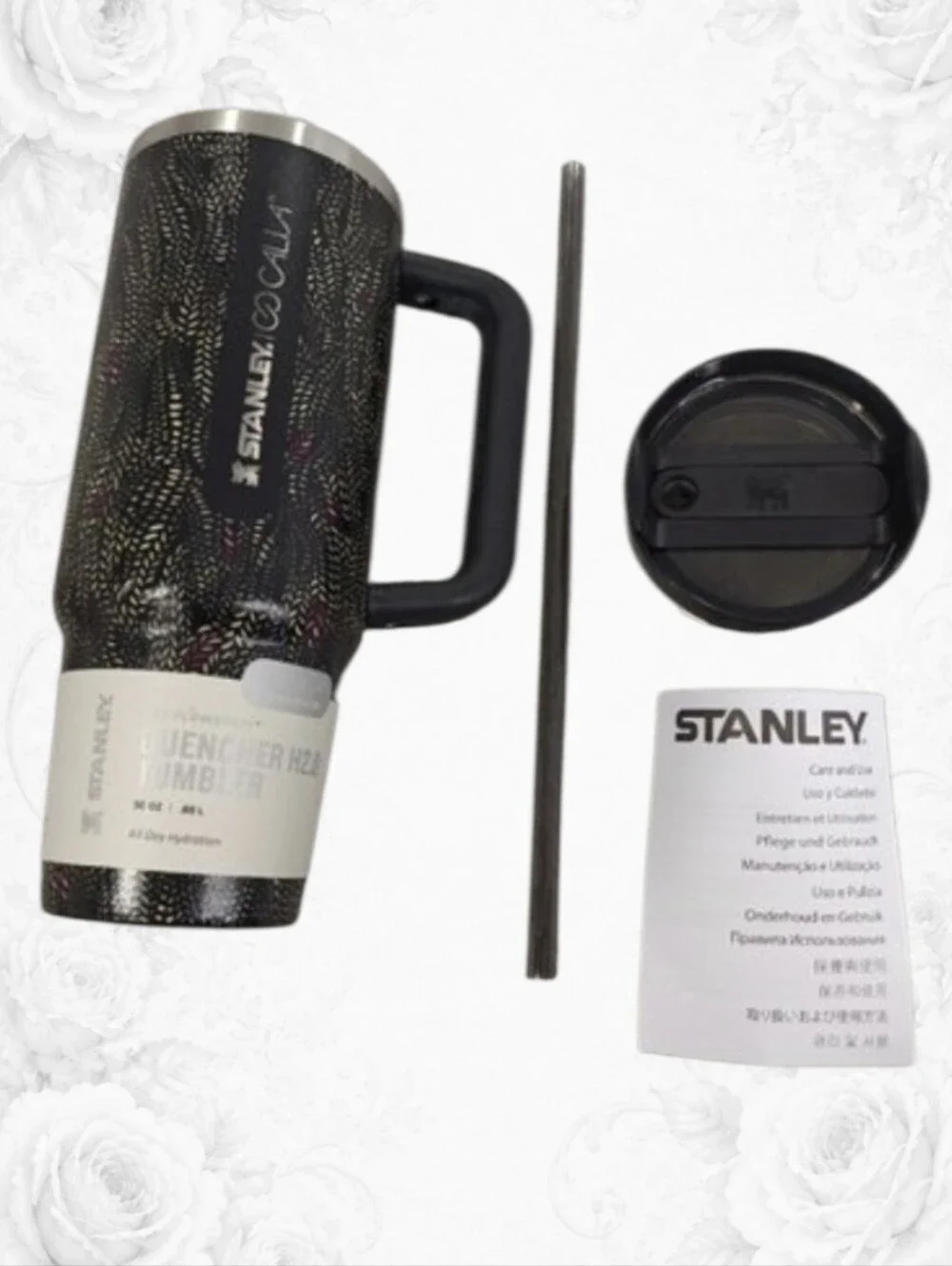 Stanley x Calia Black Serpent Limited Edition Quencher H2.0 30 oz NWT